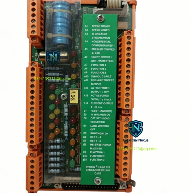 ABB CMA132 3DDE300412 SYNPOL D Relay Terminal Interface Board Generator Control Spare Part